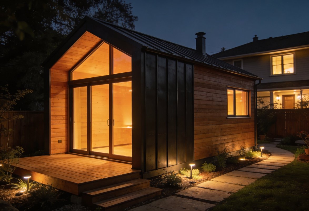 Arcadia backyard studio on a residential property