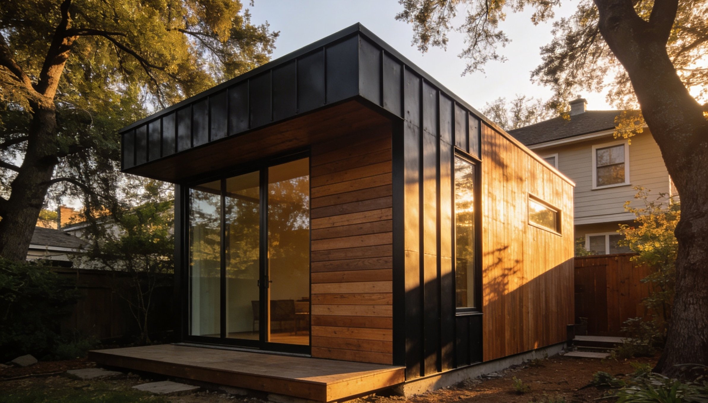 Arcadia backyard studio delivered and installed