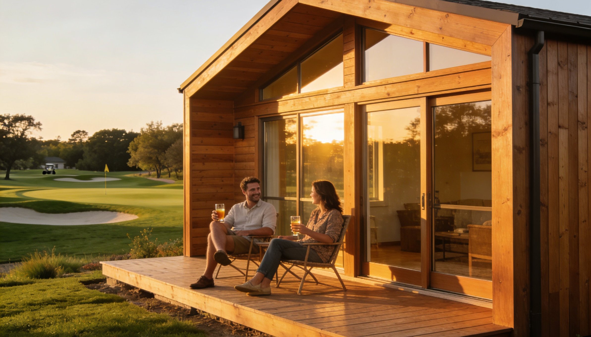 Arcadia hospitality structure on a scenic property