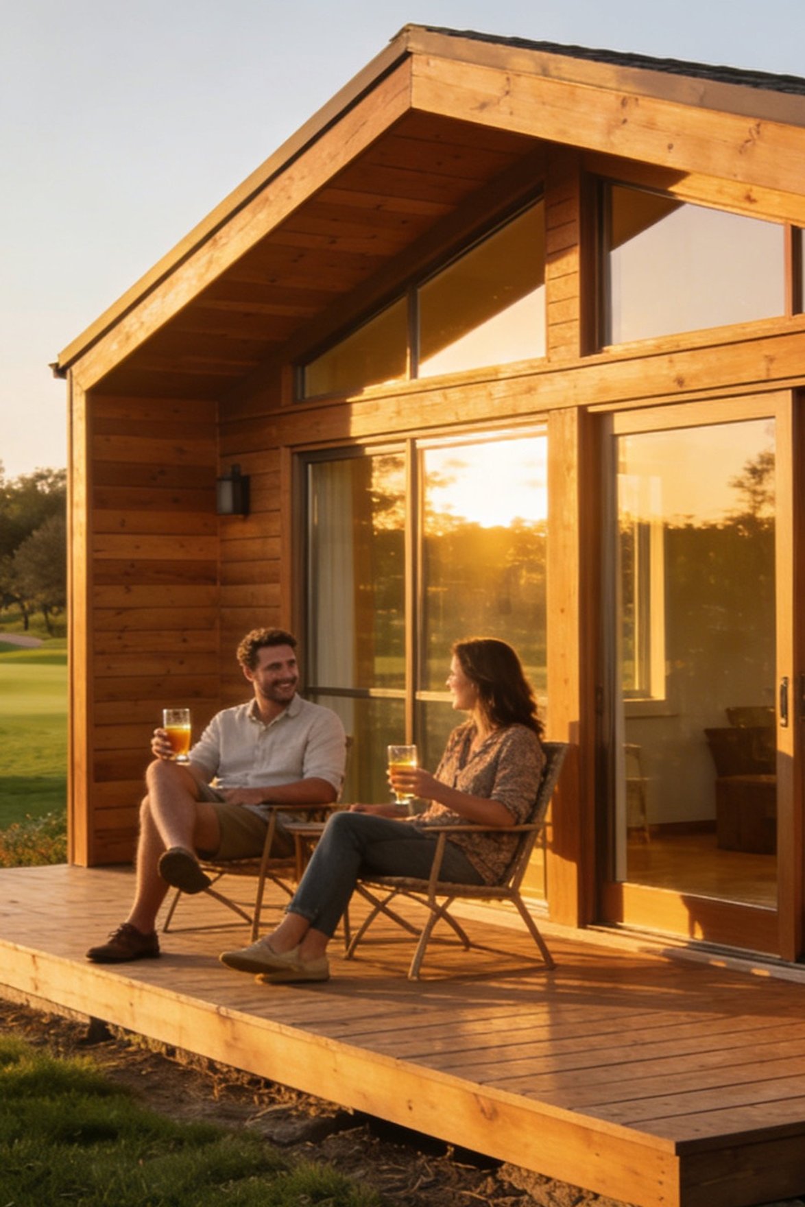 Arcadia hospitality structure on a scenic property